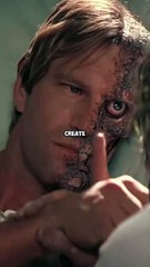 Did you know that Two-Face didn't wear makeup in The Dark Knight?