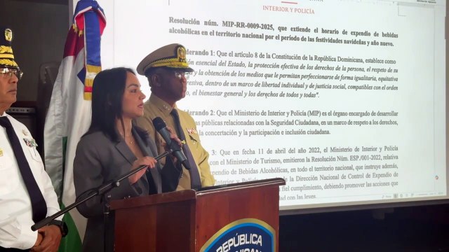 Faride Raful anuncia flexibilización de horarios para expendio de bebidas alcohólicas durante la Navidad