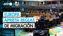 UE avala reformas más estrictas en control migratorio
