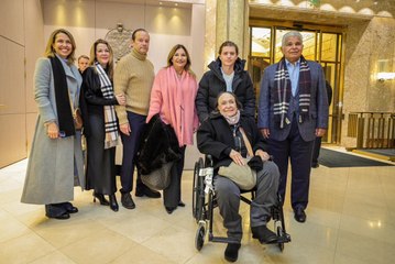 Presidente Mulino se reúne con madre y hermana de María Corina Machado en Noruega