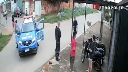 PM dá rasteira em suspeito durante ocorrência que viraliza nas redes sociais