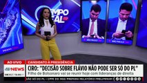 “Decisão de Flávio Bolsonaro à Presidência não pode ser só do PL”, diz Ciro Nogueira | TEMPO REAL