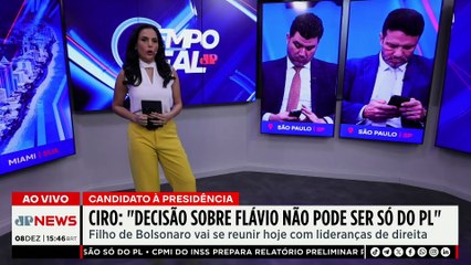 “Decisão de Flávio Bolsonaro à Presidência não pode ser só do PL”, diz Ciro Nogueira | TEMPO REAL