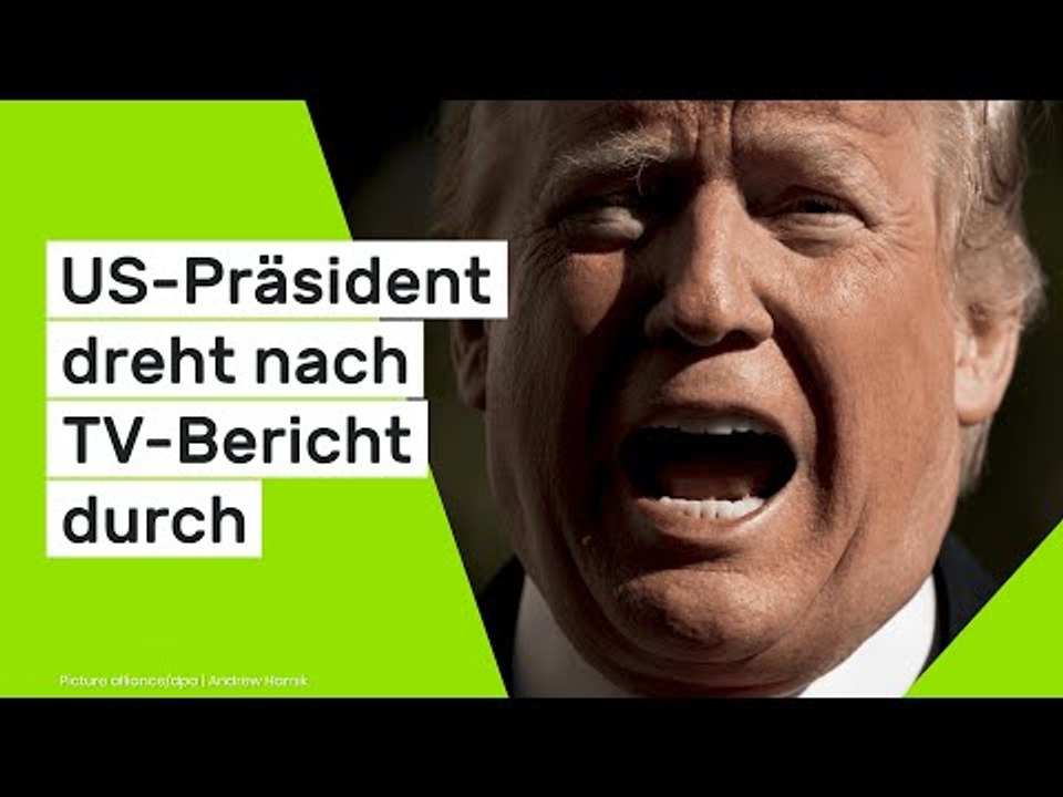 Donald Trump: 'Trump-hassender Verlierer' - US-Präsident dreht nach TV-Bericht durch