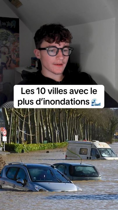 Les 10 villes avec le plus d’inondations #classement #villes #innondation