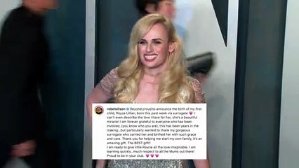 Rebel Wilson Welcomes 1st Child In Surprise Announcement: Meet Her ‘Miracle’