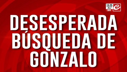 Desesperada búsqueda de Gonzalo: se tiró a nadar y desapareció