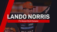 'Pretty incredible' - Lando Norris becomes F1 World Champion