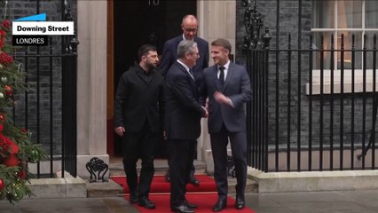 Francia, Alemania y Reino Unido muestran su apoyo a Zelenski