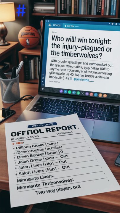 Who will win tonight: the injury-plagued Suns or the Timberwolves?