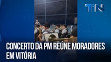 Concerto da PM reúne moradores em Vitória