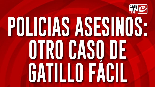 Efectivo atropelló a un motociclista, huyó y mató a tiros al primo