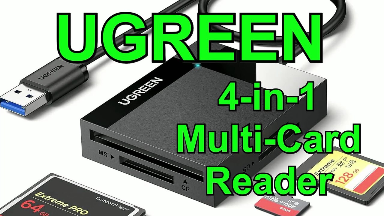 Ultimate 4-in-1 Card Reader By UGREEN That Actually Works