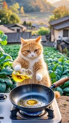 Good Morning Cat. #ai #insiya #funny #dancing