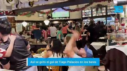 Así se gritó el gol de Tiago Palacios en La Plata