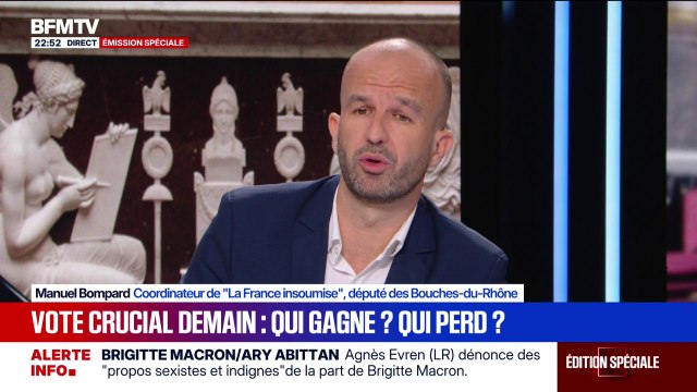 Budget de la Sécu: Tout le groupe LFI votera contre demain , déclare Manuel Bompard, coordinateur et député (LFI)