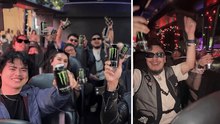 TMZ After Dark Guests Enjoy Free Monster