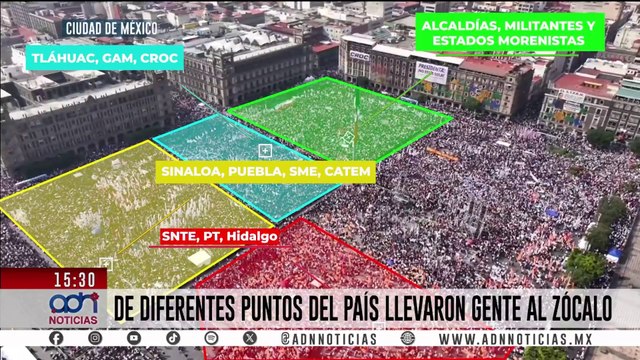 ¿Morena replicó las tácticas del PRI? El análisis detrás del Zócalo lleno