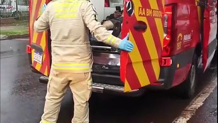 Acidente e entre bike e Montana deixa ciclista ferido em Cascavel