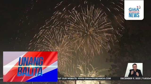 Paggamit at pagbebenta ng mga paputok sa Pasko at Bagong Taon, bawal na sa Santo Tomas, Davao del Norte | Unang Balita