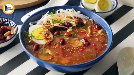 Hot & Sour Noodles soup Recipe 🥘