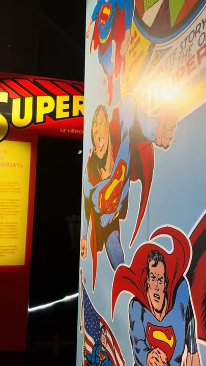 Rapide aperçu de l’exposition Superman qui était présentée au FIBD 2025 (expo finie)
