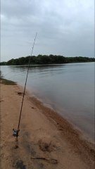 Pescando en la costa de la Calera, nos agarro la lluvia pero salió el dorado 🌧️🎣