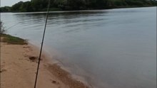 Pescando en la costa de la Calera, nos agarro la lluvia pero salió el dorado 🌧️🎣