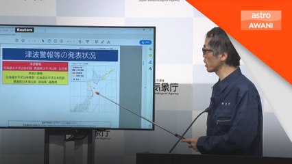 Amaran tsunami dikeluarkan di tiga daerah