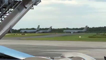 Arriban aeronaves militares de EE.UU. al AILA en operativo conjunto con República Dominicana