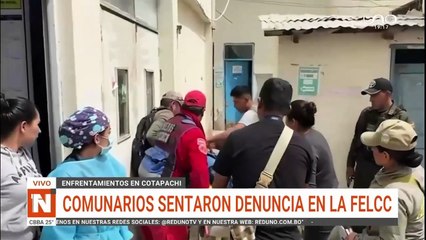 Reacciones a conflicto en Cotapachi