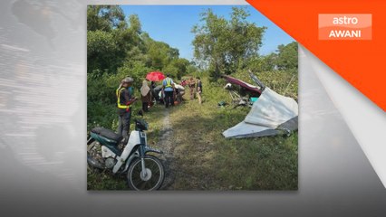 Pesawat ringan terhempas di Tekah, dua cedera