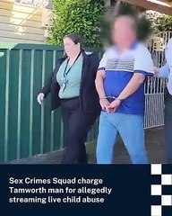 Tamworth man charged with allegedly streaming live child abuse.