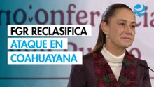 Sheinbaum exige a la FGR explicar por qué clasificó como terrorismo el ataque en Coahuayana