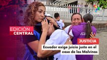 Ecuador exige justicia para los cuatro niños asesinados en las Malvinas