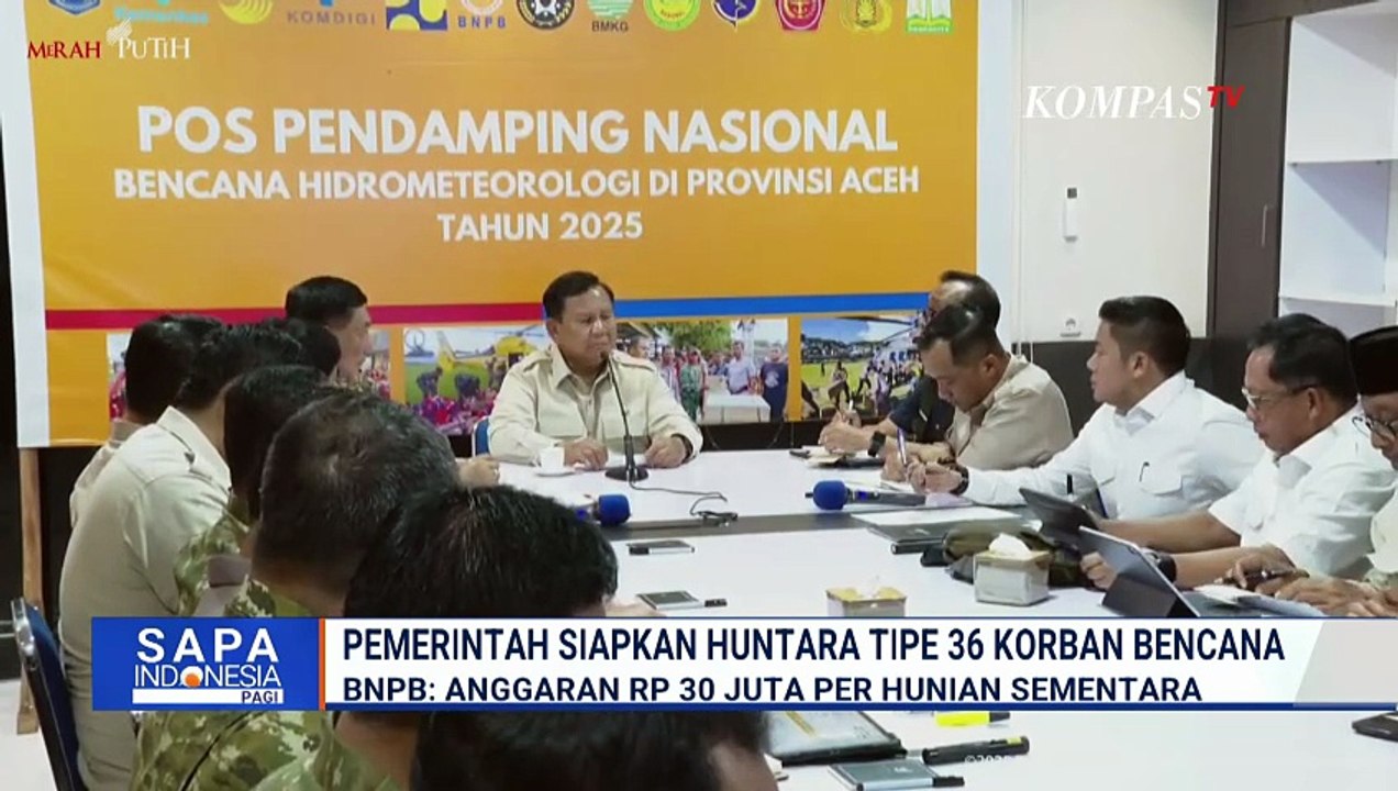 BNPB Soal Rencana Pembangunan Hunian Sementara Tipe 36 untuk Korban Bencana Sumatera | SAPA PAGI