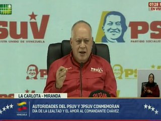 Sec. General del PSUV: Esas bandas terroristas tienen vínculo directo con la derecha fascista