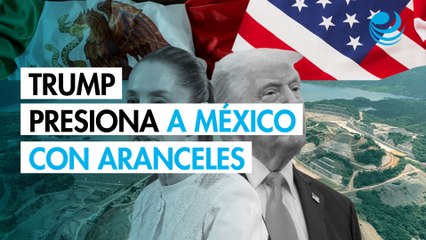 Trump advierte posible arancel del 5% a México y exige mayor envío de agua