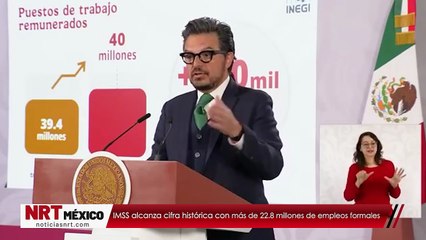 IMSS alcanza cifra histórica con más de 22.8 millones de empleos formales