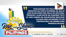 Ilang Senador, pabor sa naging desisyon ng SC na ibalik ang P60B pondo sa PhilHealth; Panukalang 2026 National Budget, pumasa na sa ikalawang pagbasa sa Senado | ulat ni Louisa Erispe