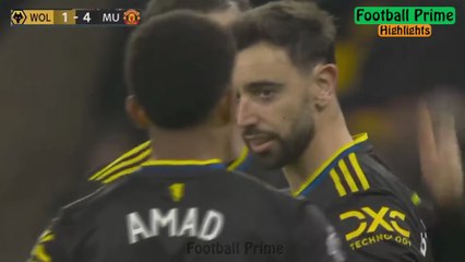 Manchester United vs Wolves 4-1 Highlights & All Goals 2025  Bruno Fernandes Goal HD