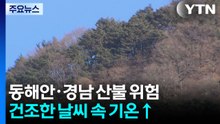 [날씨] 오늘 동해안·경남 산불 위험↑, 대형산불 조심...목요일 단비 / YTN
