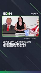 Estos son los perfiles de los candidatos a la presidencia de Chile