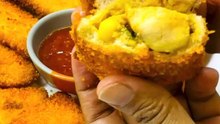 Breakfast RecipesChicken 🥪 Bread Rolls 🥖 yummy 😋 cheese