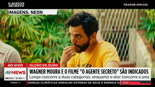Wagner Moura é indicado ao Globo de Ouro por O Agente Secreto