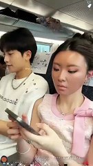 She Did Her Makeup in Metro… Not Knowing the Boy Beside Her Came to See Her! - Happy L story (360p, h264)