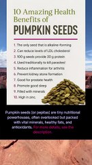 10 amazing health benefits of pumkin seeds