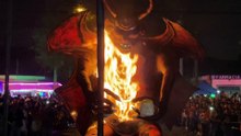 Trump grabs spotlight in Guatemala’s ‘Burning of the Devil’ rite