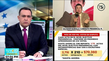Actas con inconsistencias mantienen en disputa más de 500 mil votos
