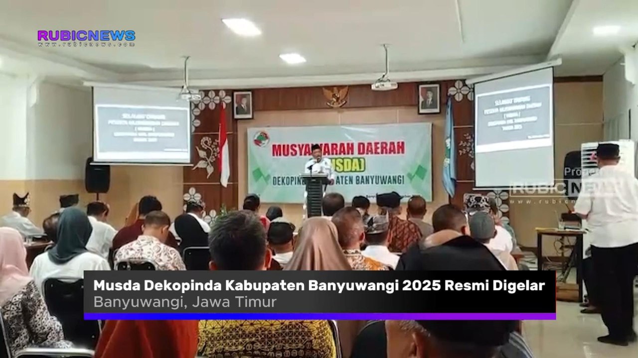 Musda Dekopinda Kabupaten Banyuwangi 2025 Resmi Digelar, Ini Pesan yang Disampaikan Bupati Serta Kabid Organisasi dan Keanggotaan Dekopinwil Jatim